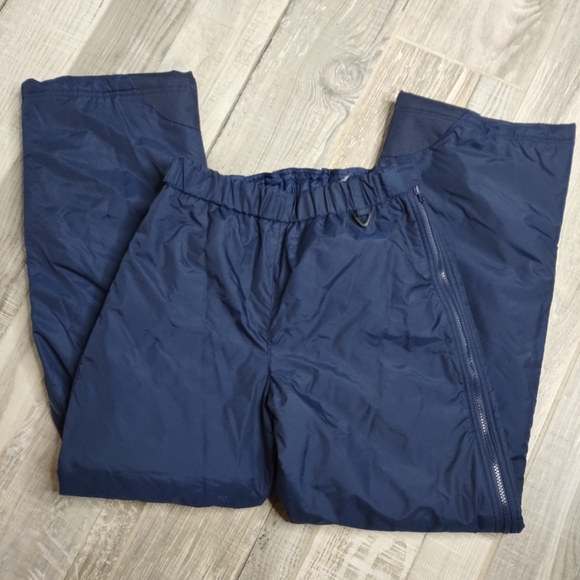 Columbia Bottoms Columbia Kids Snow Pants Insulated Navy Blue With